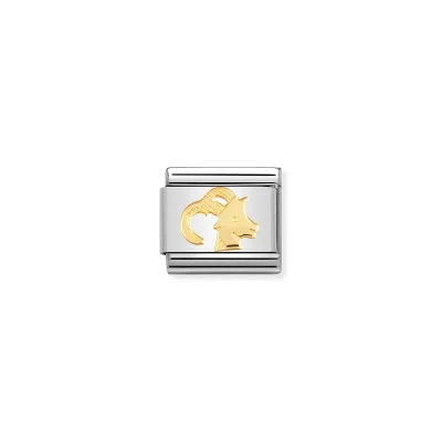 Nomination Composable Classic Länk Capricorn i bundet gult guld