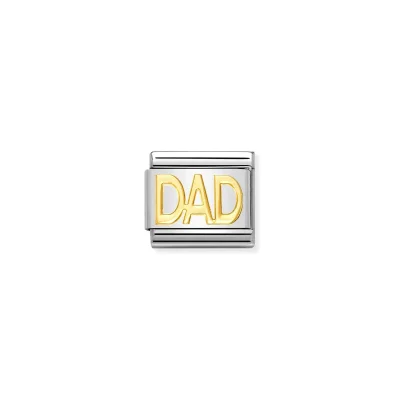 Nomination Composable Classic Länk DAD i bonded gult