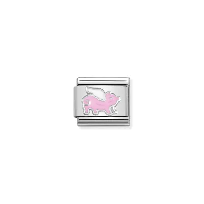 Nomination Composable Classic Länk Flying Pig
