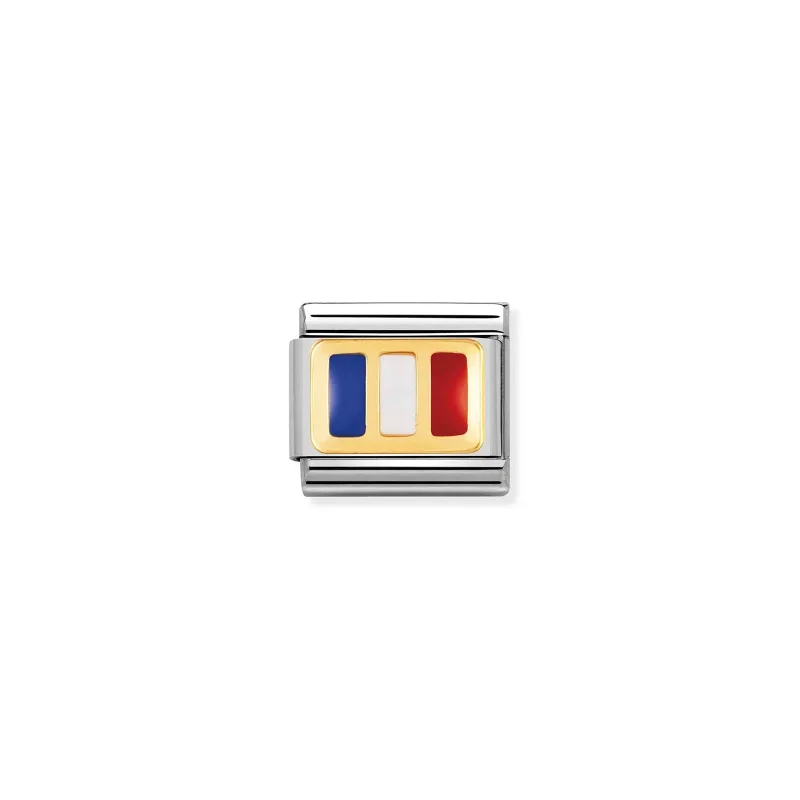 Nomination Composable Classic Länk Frankrikes Flagga