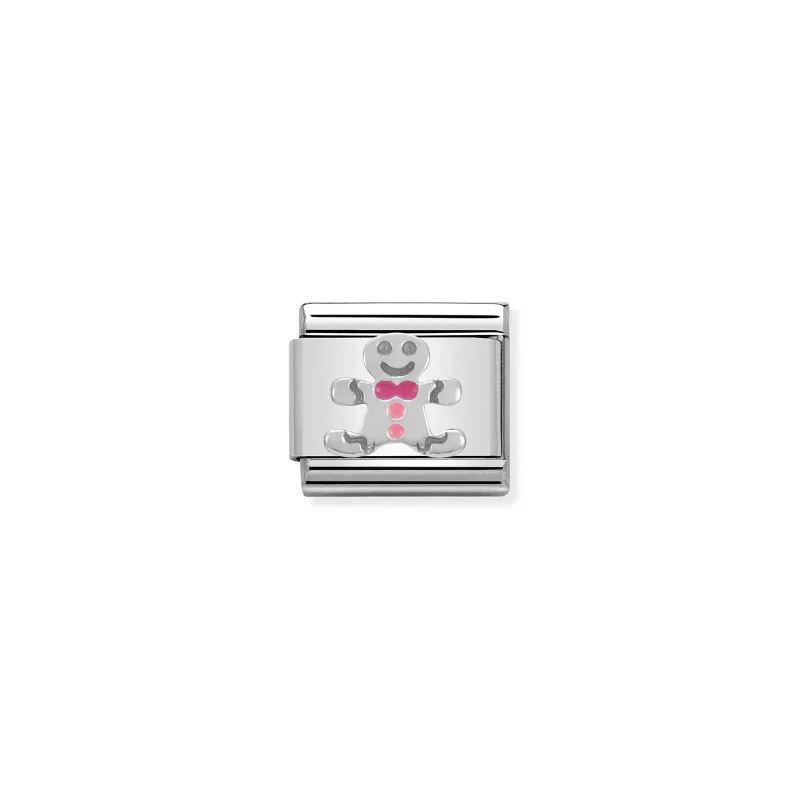Nomination Composable Classic Länk Gingerbread Man in Emalj