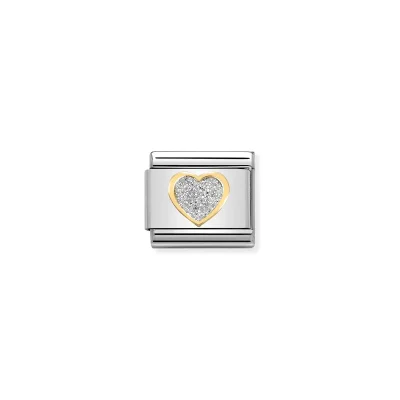 Nomination Composable Classic Länk Glitter Heart