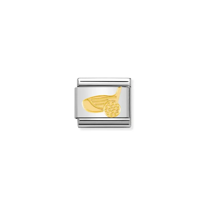 Nomination Composable Classic Länk Golf Ball and Club