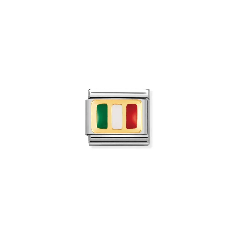 Nomination Composable Classic Länk Italienska Flagga