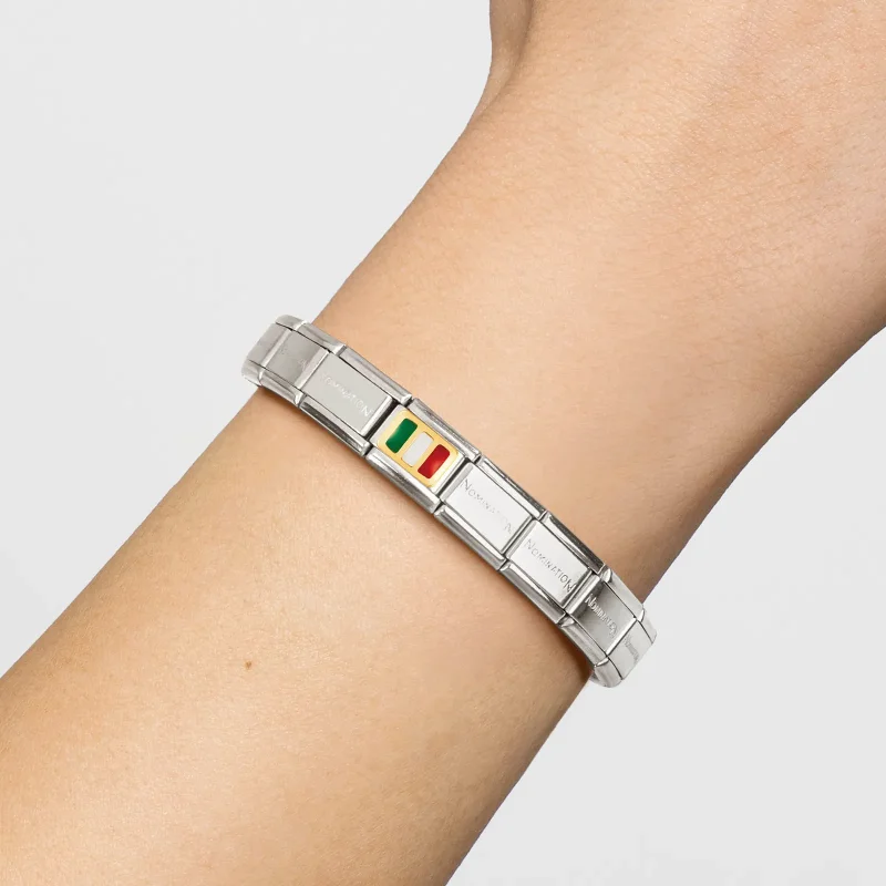 Nomination Composable Classic Länk Italienska Flagga