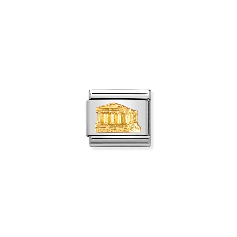 Nomination Composable Classic Länk Parthenon i Guld