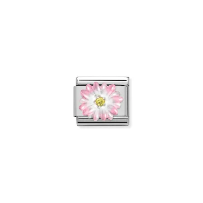 Nomination Composable Classic Länk, Pink Flower
