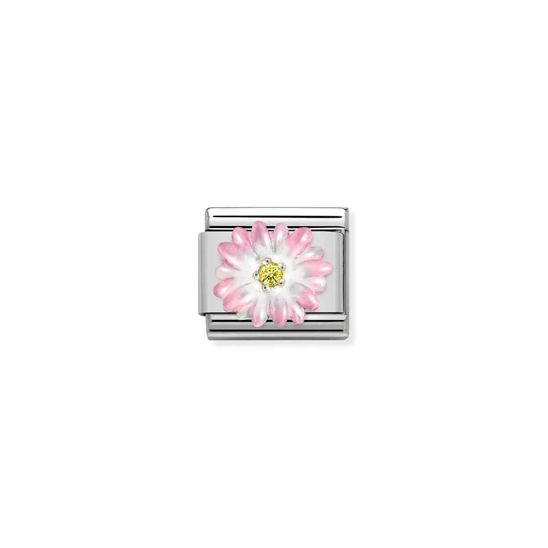 Nomination Composable Classic Länk, Pink Flower