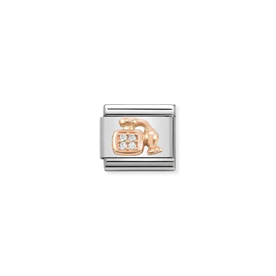 Nomination Composable Classic Länk Rosegold Parfym med Zirconia