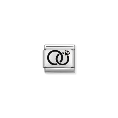 Nomination Composable Classic Länk Silver Vigselringar