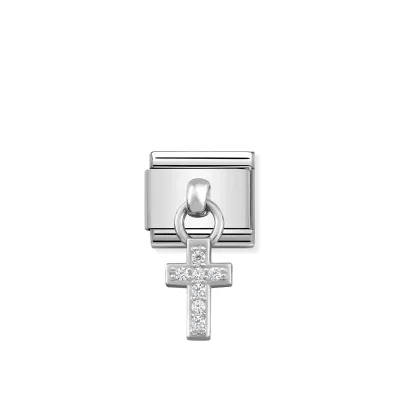 Nomination Composable Classic Länk Silver pendant Cross