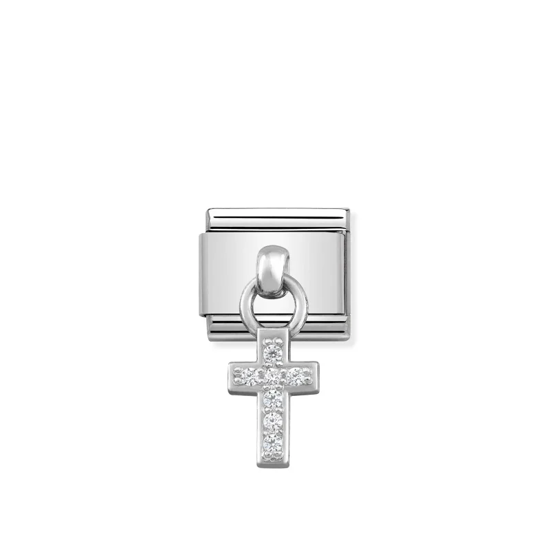 Nomination Composable Classic Länk Silver pendant Cross