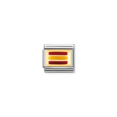 Nomination Composable Classic Länk Spanska Flagga