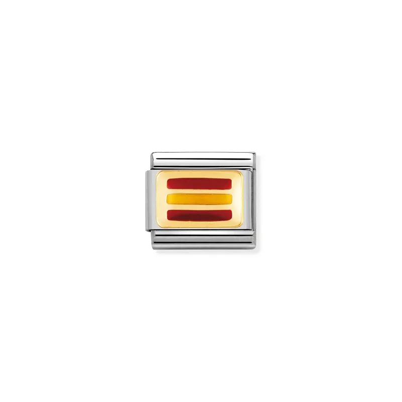 Nomination Composable Classic Länk Spanska Flagga
