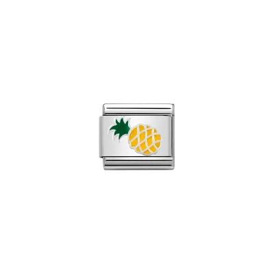 Nomination Composable Classic Pineapple Länk i färgad emalj