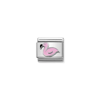 Nomination Composable Classic Pink Flamingo Länk