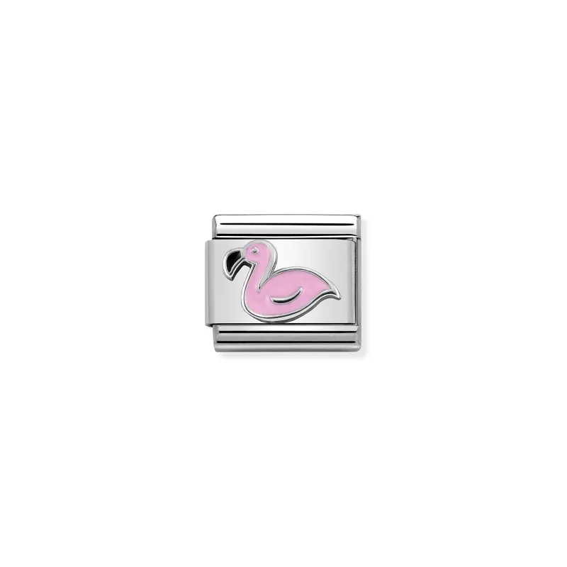 Nomination Composable Classic Pink Flamingo Länk
