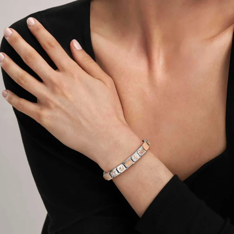 Nomination Composable Classic Ring med Stenlänk