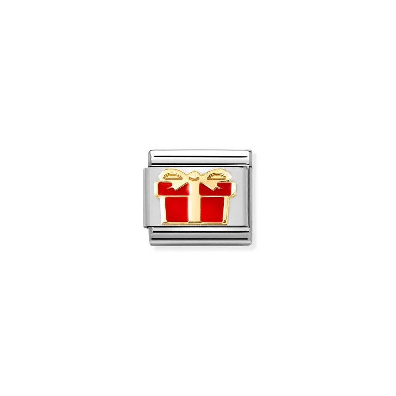Nomination Composable Länk, gold Gift Red
