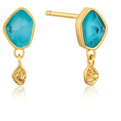 Ania Haie Turquoise DROP Stud Örhängen E014-01G