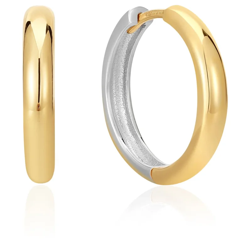 Ania Haie Örhängen TWO TONE HOOP E048-01T