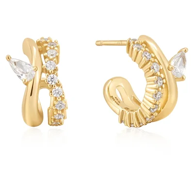 Ania Haie Sparkle Double Stud Örhängen E056-04G