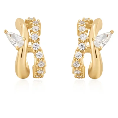 Ania Haie Sparkle Double Stud Örhängen E056-04G