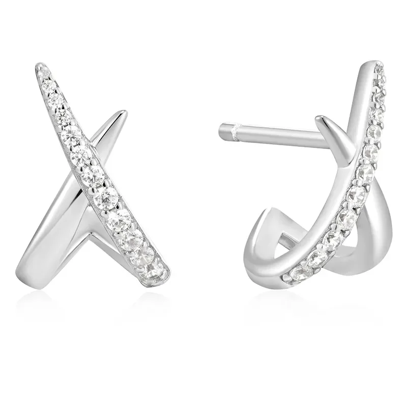 Ania Haie KISS POLISHED PAVE Stud Örhängen E057-03H