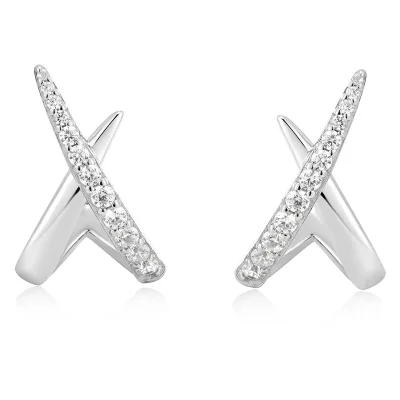 Ania Haie KISS POLISHED PAVE Stud Örhängen E057-03H