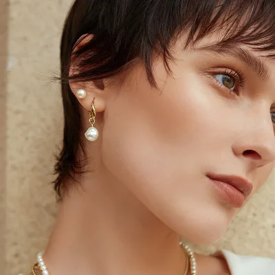 Ania Haie FRESHWATER PEARL DROP Örhängen E058-05G