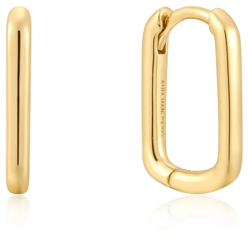 Ania Haie Guld LARGE OVAL Örhängen E059-08G