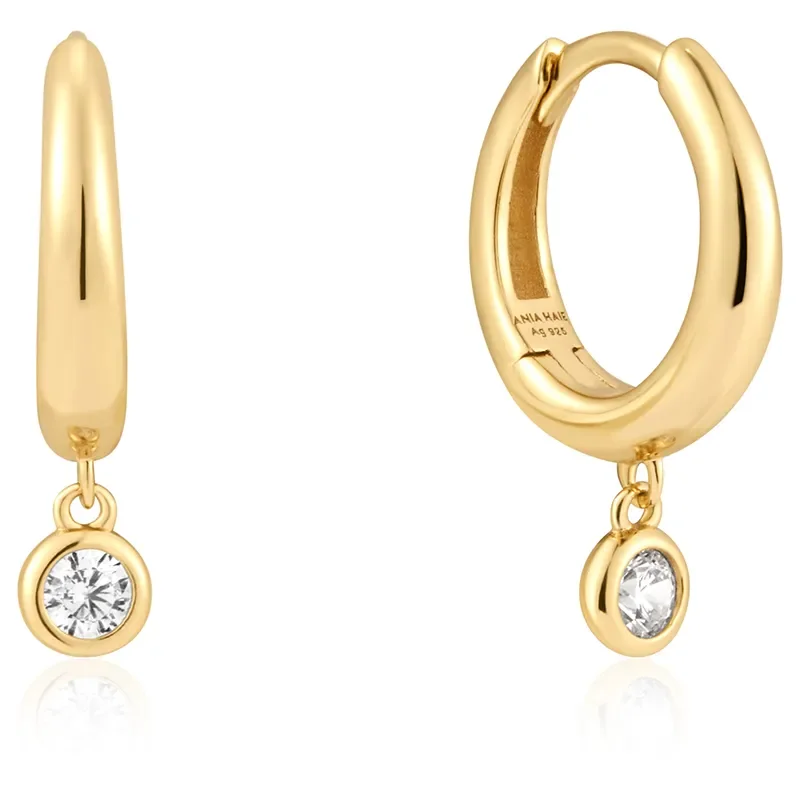 Ania Haie Guld CUBIC ZIRCONIA DROP Örhängen E059-12G