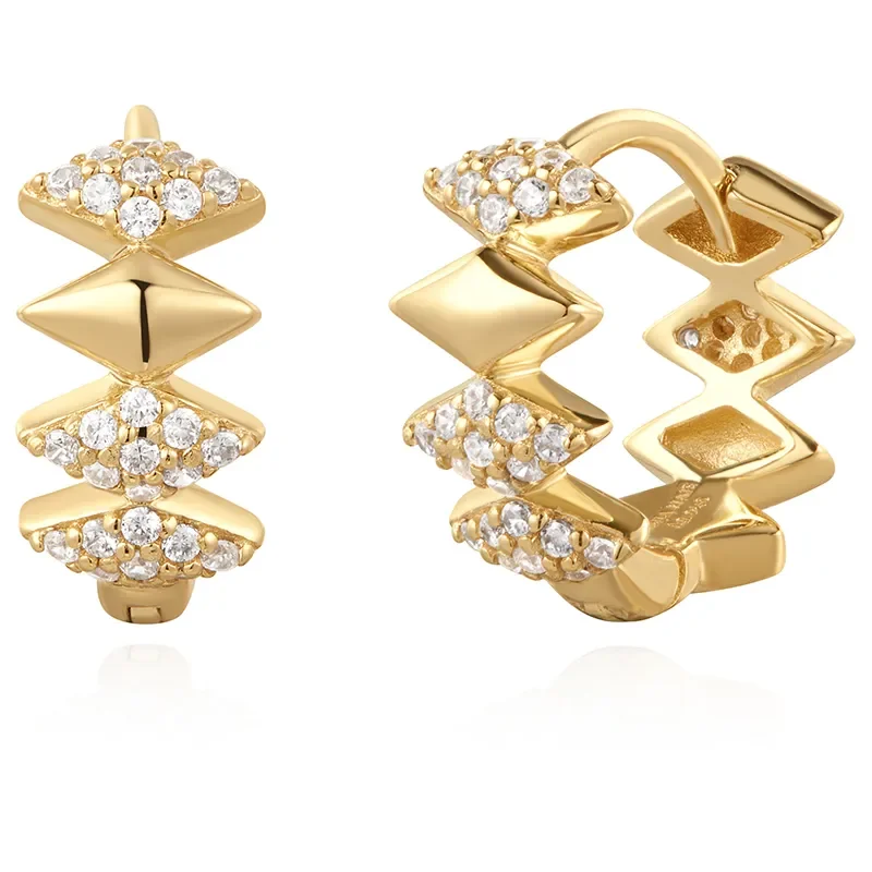 Ania Haie Guld MULTI SPARKLE HOOP Örhängen E061-09G