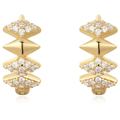 Ania Haie Guld MULTI SPARKLE HOOP Örhängen E061-09G