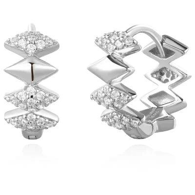 Ania Haie Silver MULTI SPARKLE HOOP Örhängen E061-09H