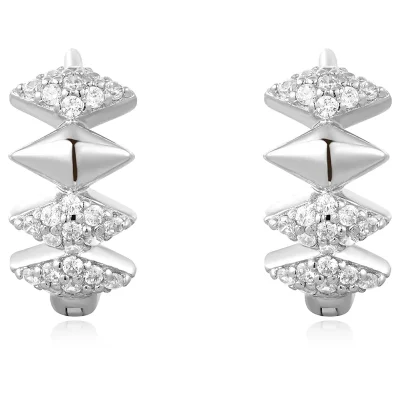 Ania Haie Silver MULTI SPARKLE HOOP Örhängen E061-09H