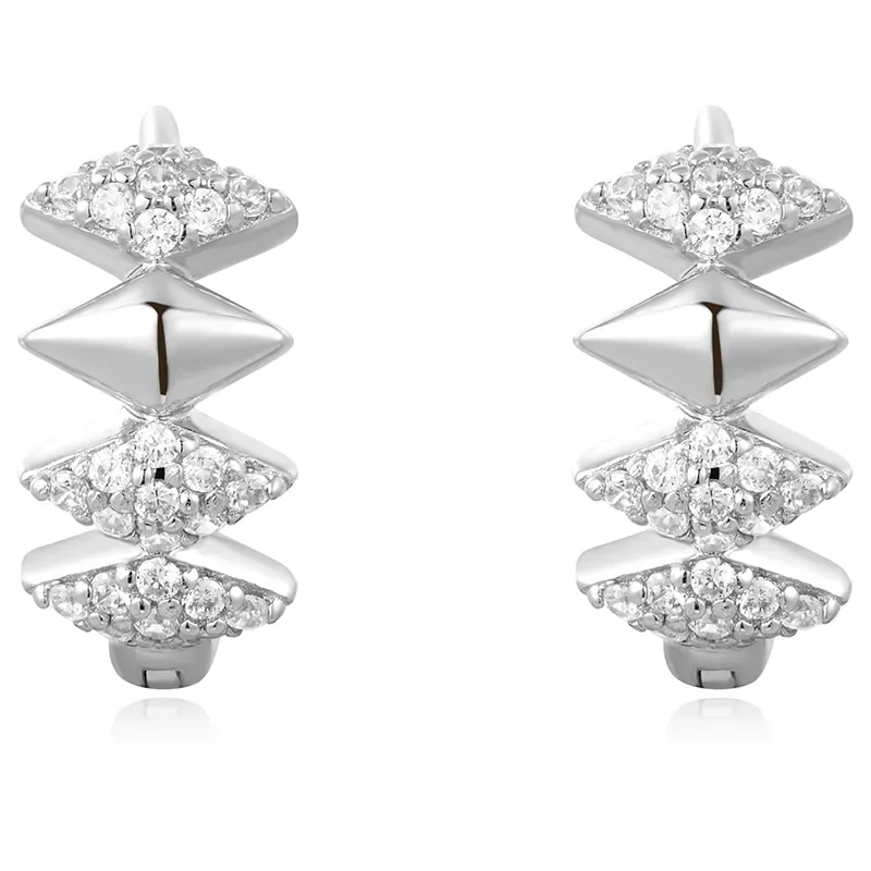 Ania Haie Silver MULTI SPARKLE HOOP Örhängen E061-09H