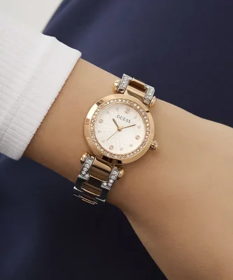 Guess Damklocka Besmyckad GW0869L2