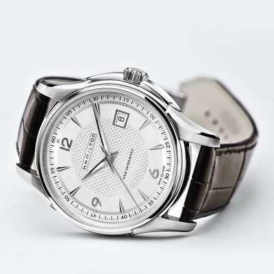 Hamilton H32515555 &ndash; Elegant 40 mm mekanisk klocka fr�n Jazzmaster