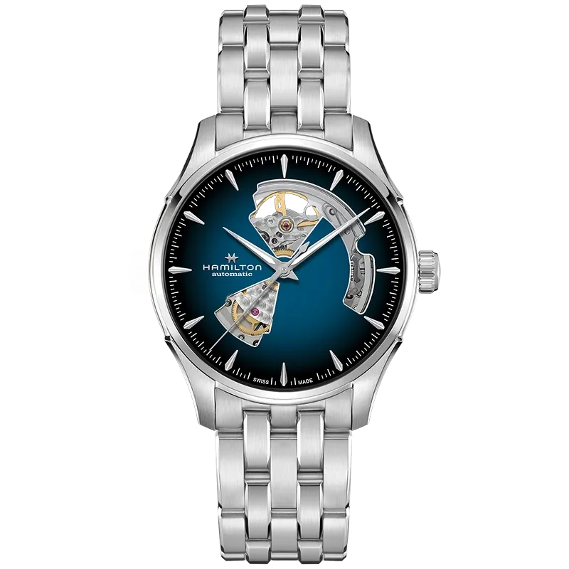 Hamilton H32675140 - Mekaniskt armbandsur med safirglas och bl� urtavla