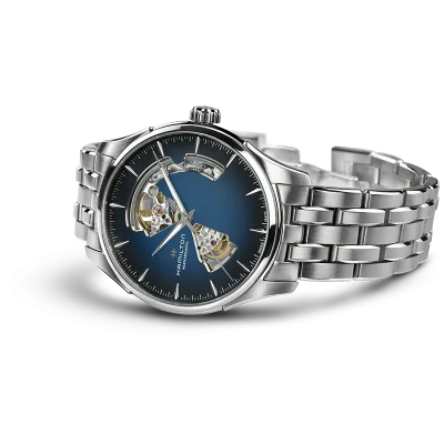 Hamilton H32675140 - Mekaniskt armbandsur med safirglas och bl� urtavla