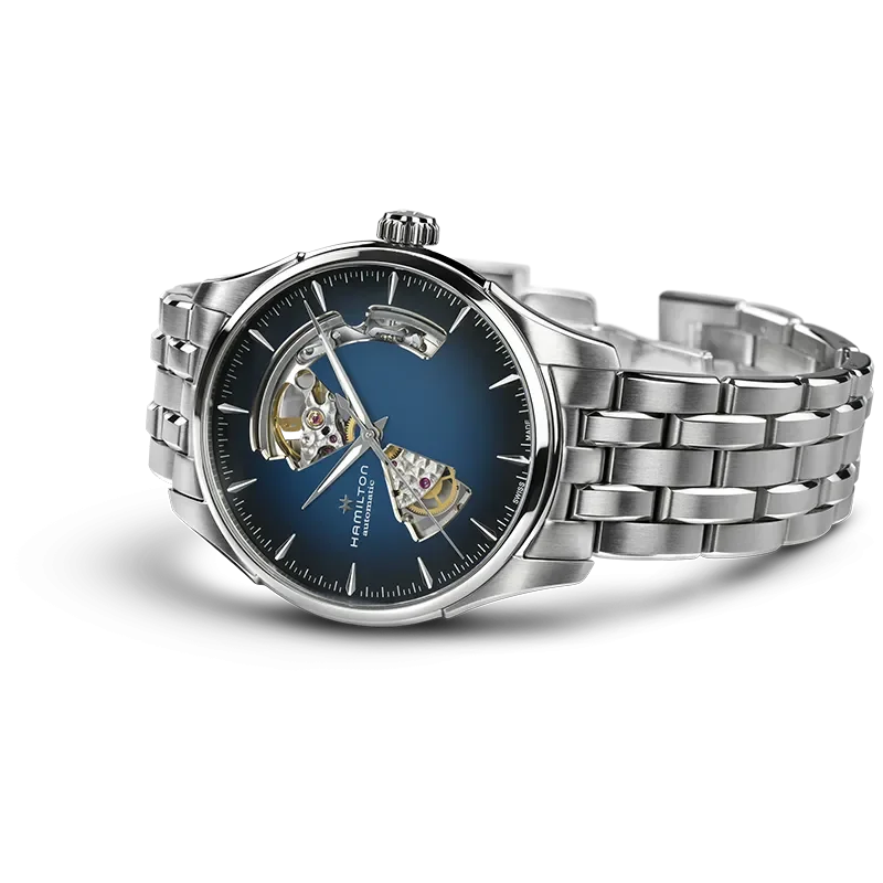 Hamilton H32675140 - Mekaniskt armbandsur med safirglas och bl� urtavla