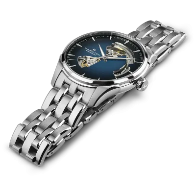 Hamilton H32675140 - Mekaniskt armbandsur med safirglas och bl� urtavla