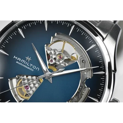 Hamilton H32675140 - Mekaniskt armbandsur med safirglas och bl� urtavla