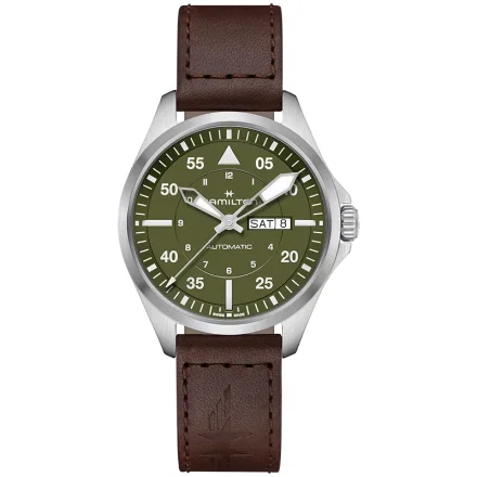 Hamilton H64635560 Khaki Aviation Mekanisk Klocka &ndash; Magnussons Ur G&ouml;teborg