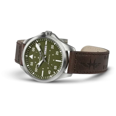 Hamilton H64635560 Khaki Aviation Mekanisk Klocka &ndash; Magnussons Ur G&ouml;teborg