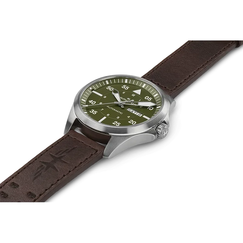 Hamilton H64635560 Khaki Aviation Mekanisk Klocka &ndash; Magnussons Ur G&ouml;teborg