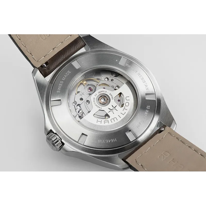 Hamilton H64635560 Khaki Aviation Mekanisk Klocka &ndash; Magnussons Ur G&ouml;teborg