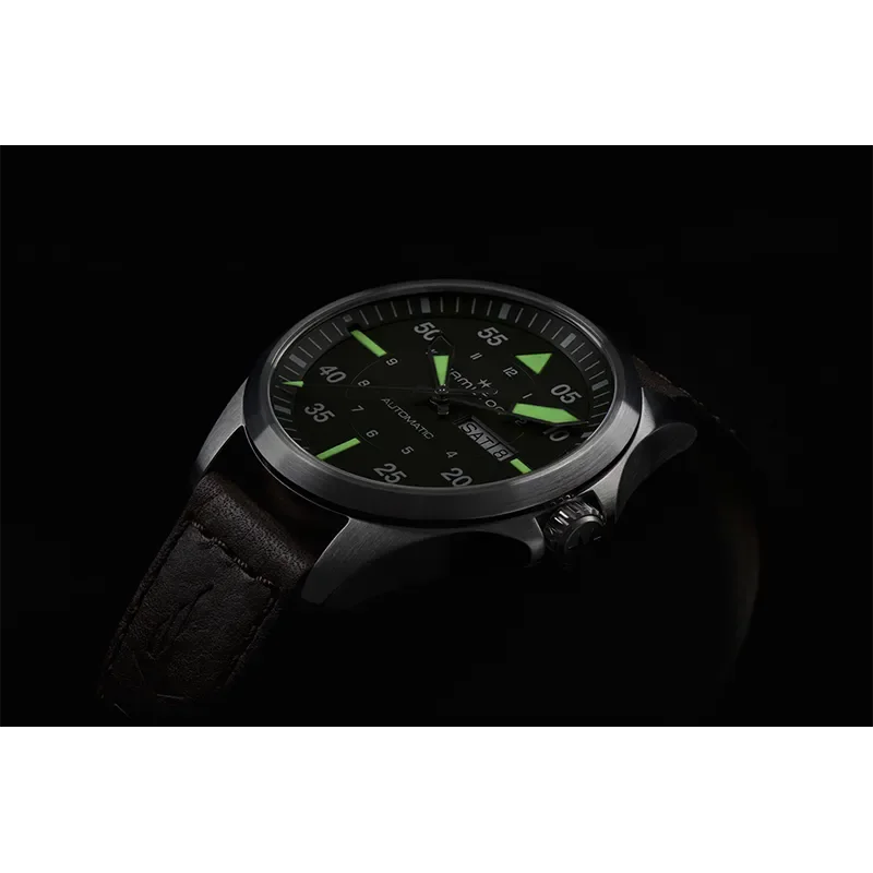 Hamilton H64635560 Khaki Aviation Mekanisk Klocka &ndash; Magnussons Ur G&ouml;teborg