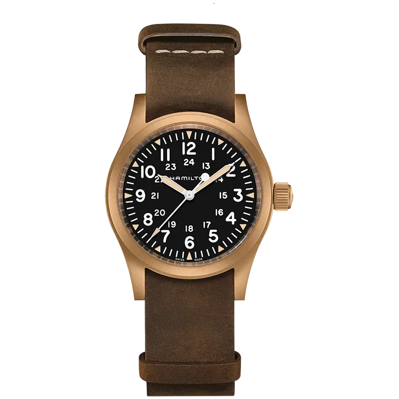 Hamilton H69459530 - Khaki Field Automatic 38 mm i G&ouml;teborg
